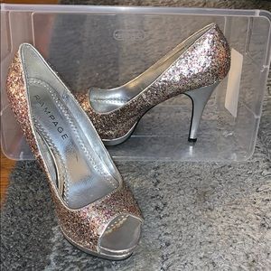 Sparkly heel